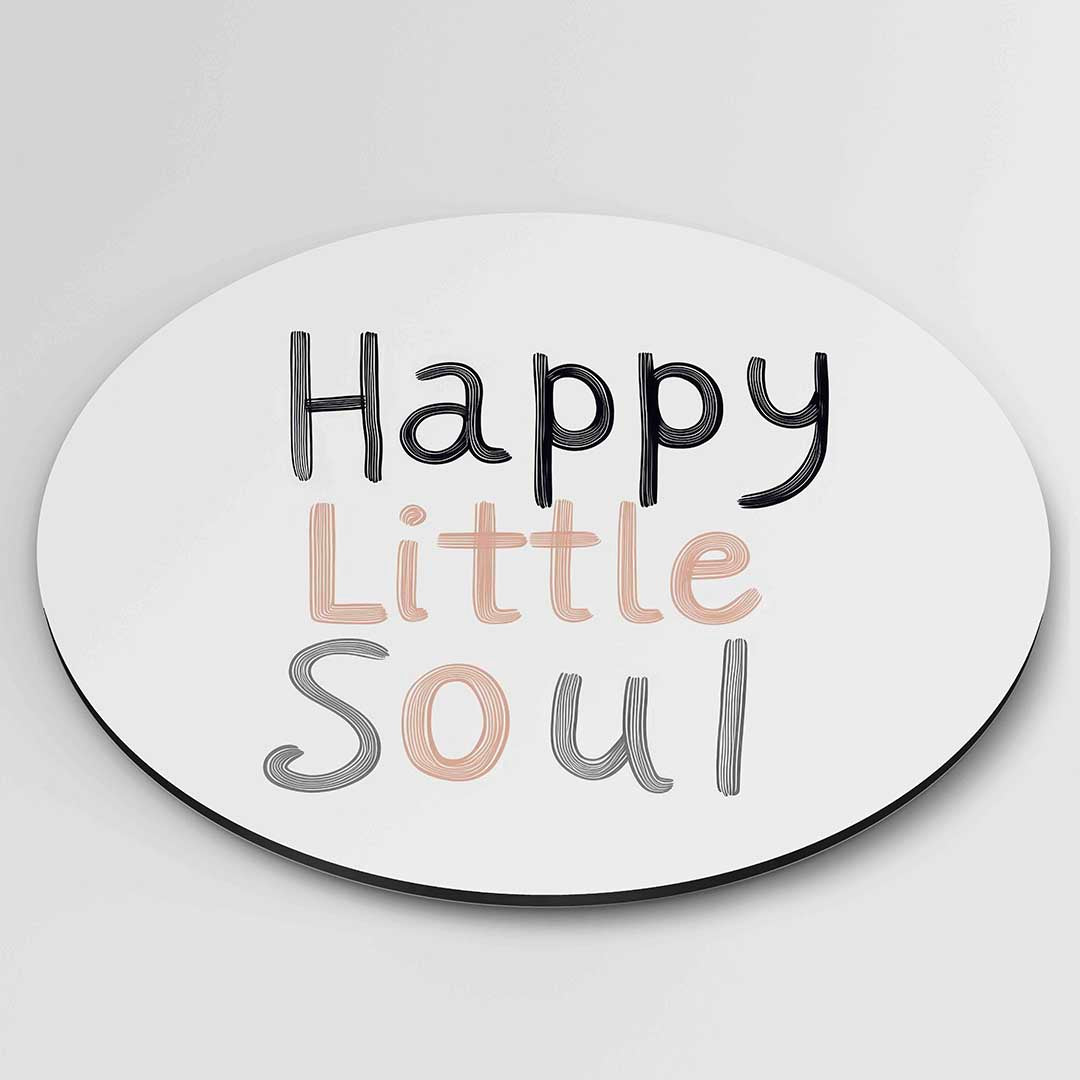 Happy little soul Muurcirkel