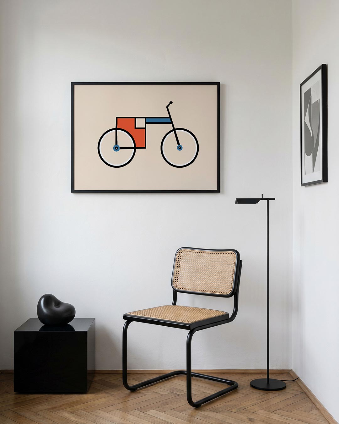 Fietsstructuur Poster