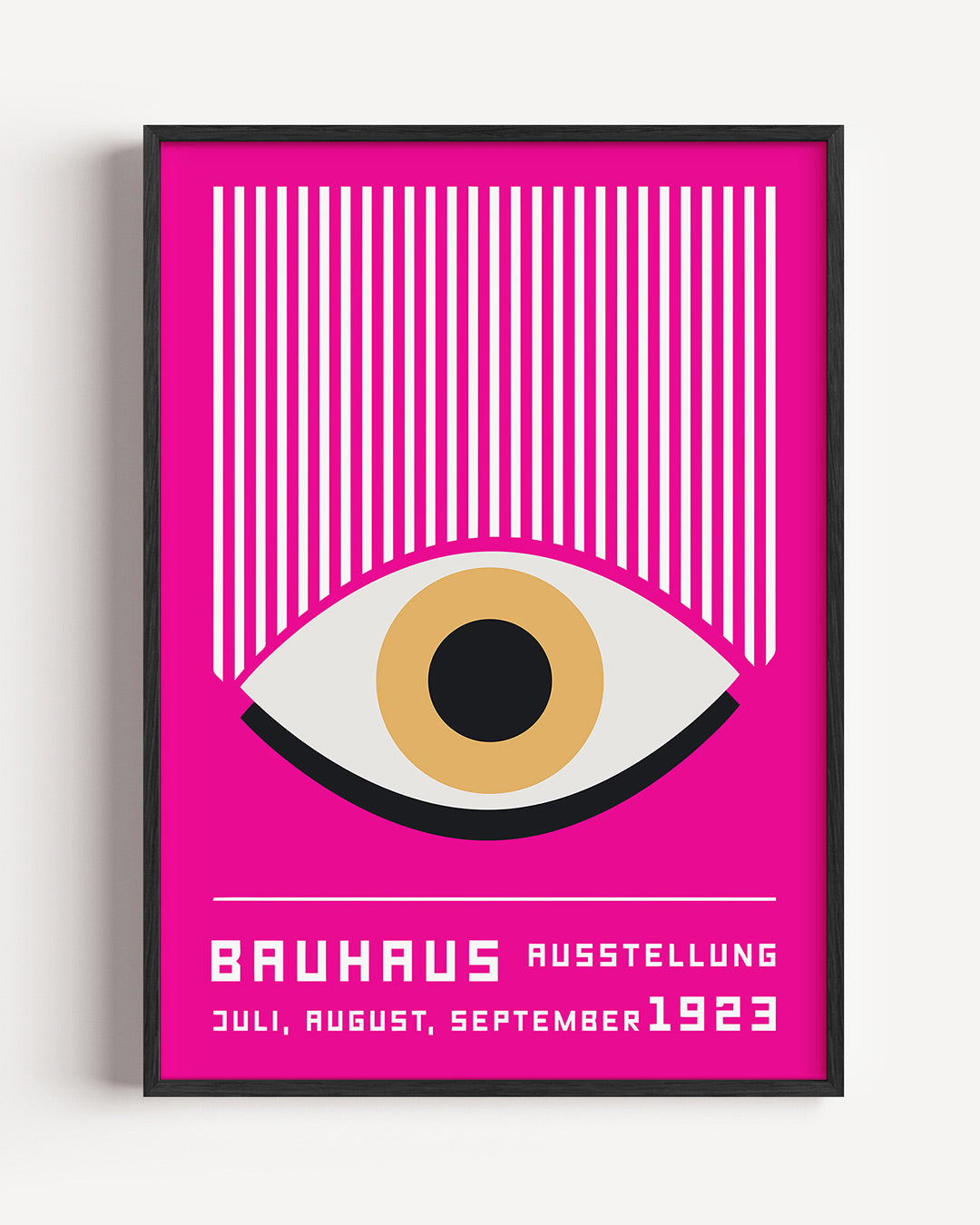 Oog en lijnen Poster