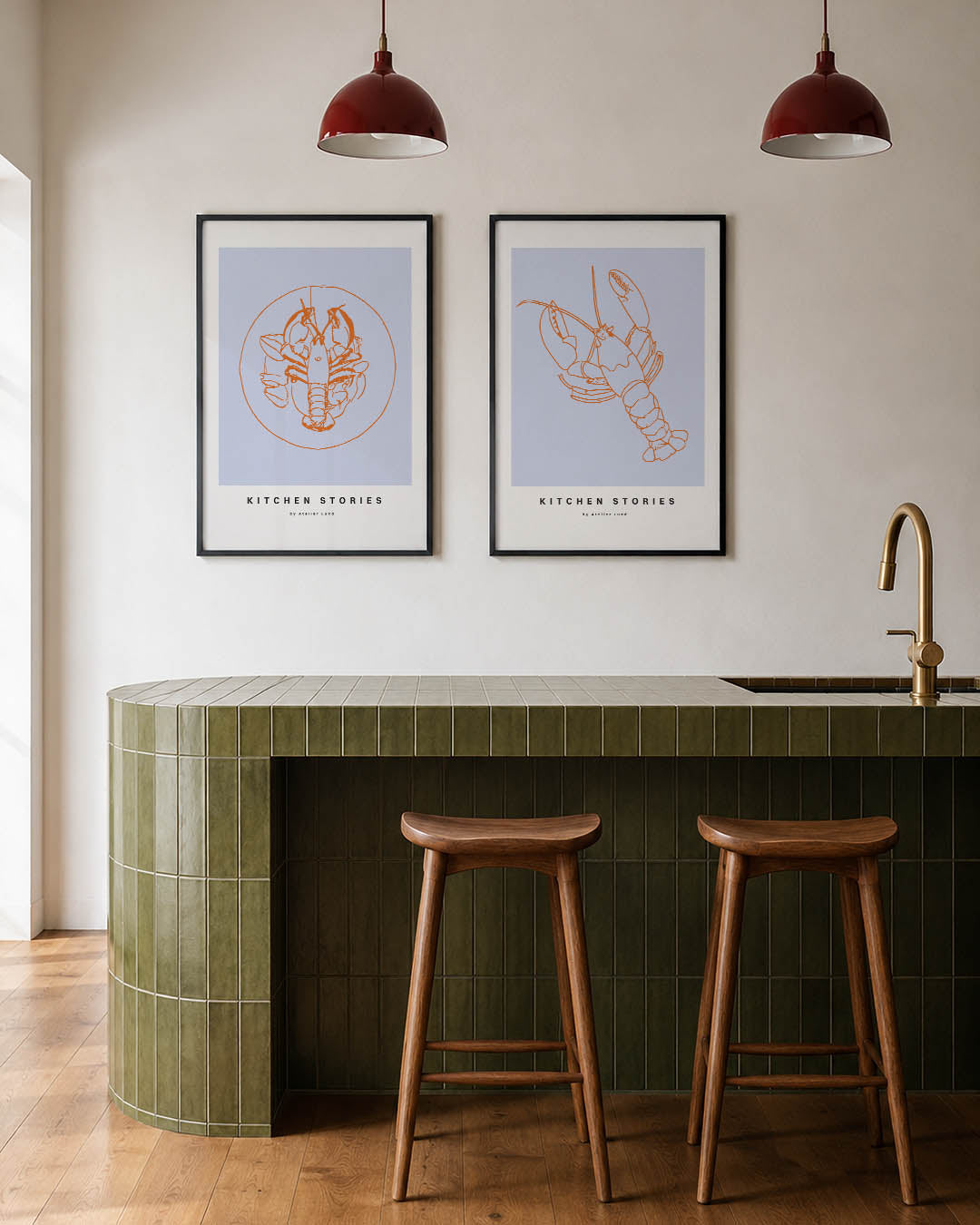 Kleur en lijnenspel Posterset
