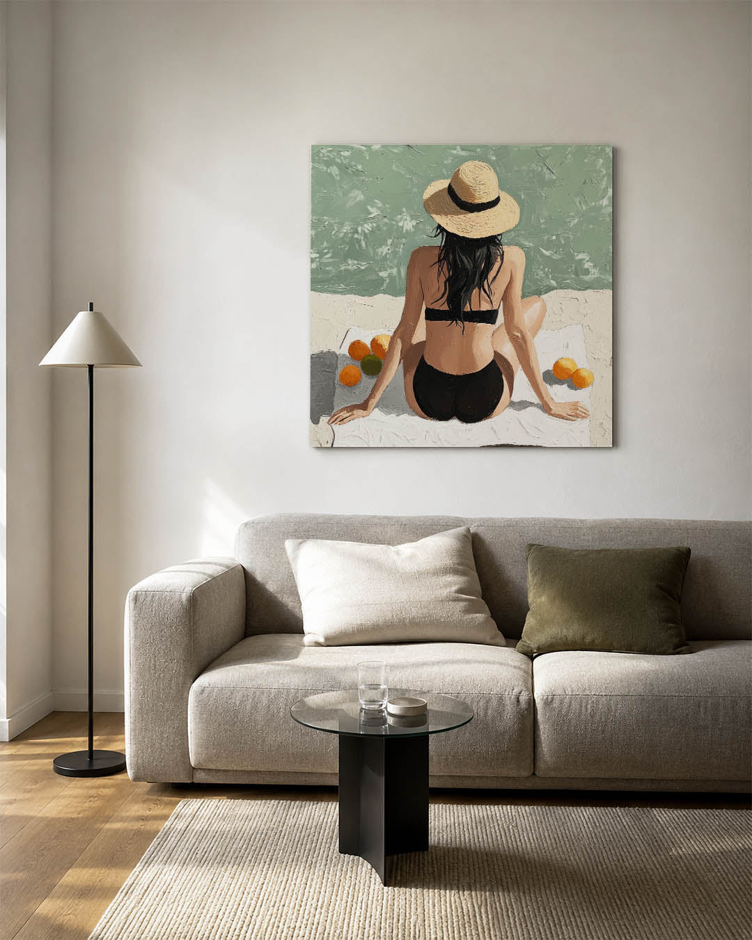 Zomers moment Kunstwerk