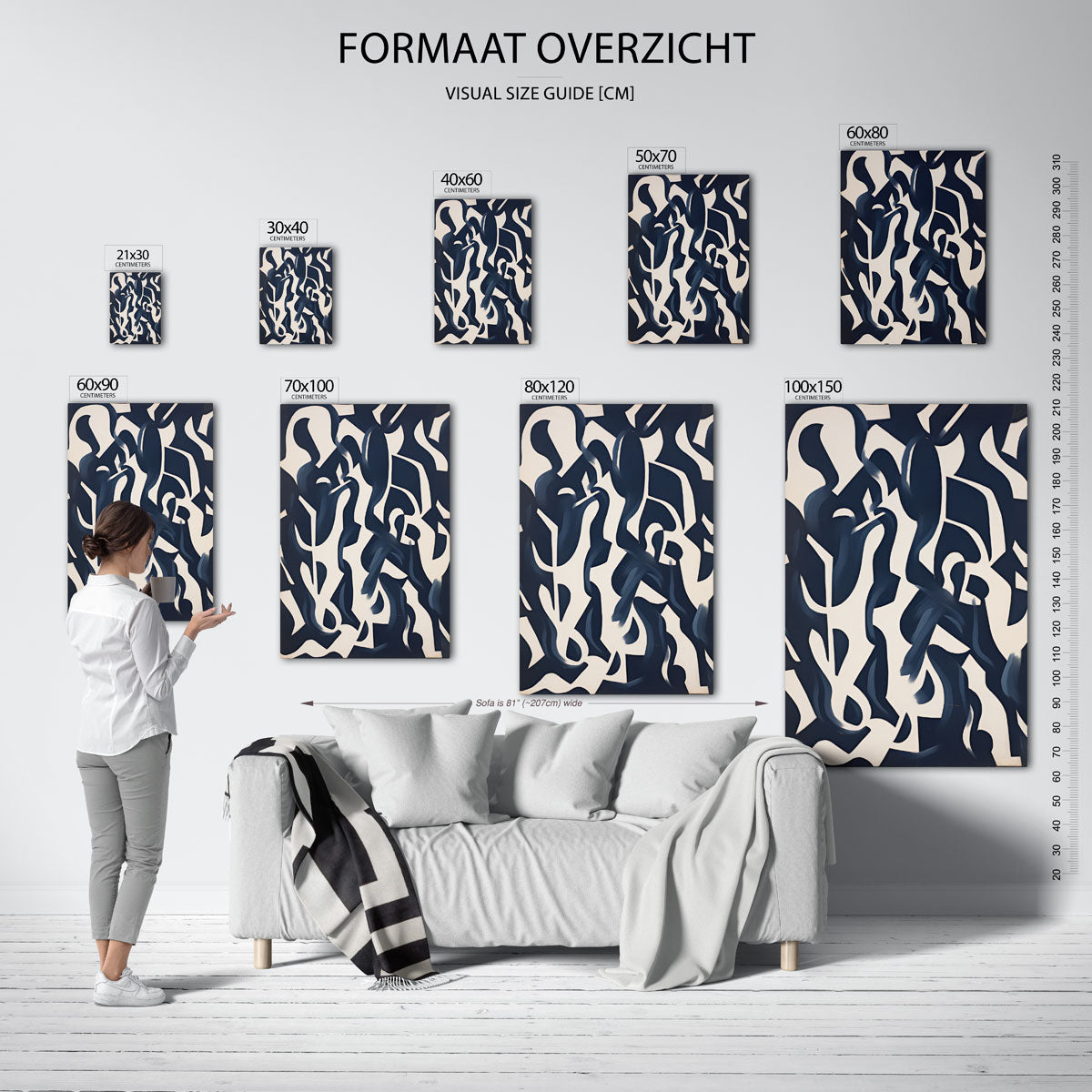Abstracte vormen Poster