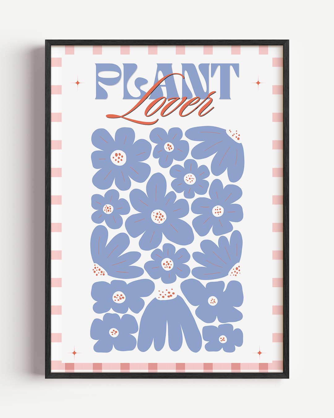 Bloemenliefhebber Poster-WallArtistic