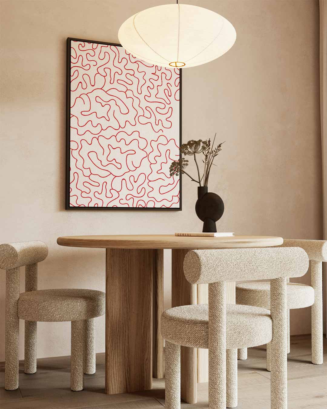 Dansende Lijnen Kunstwerk-canvas-dibond-plexiglas-wanddecoratie-WallArtistic