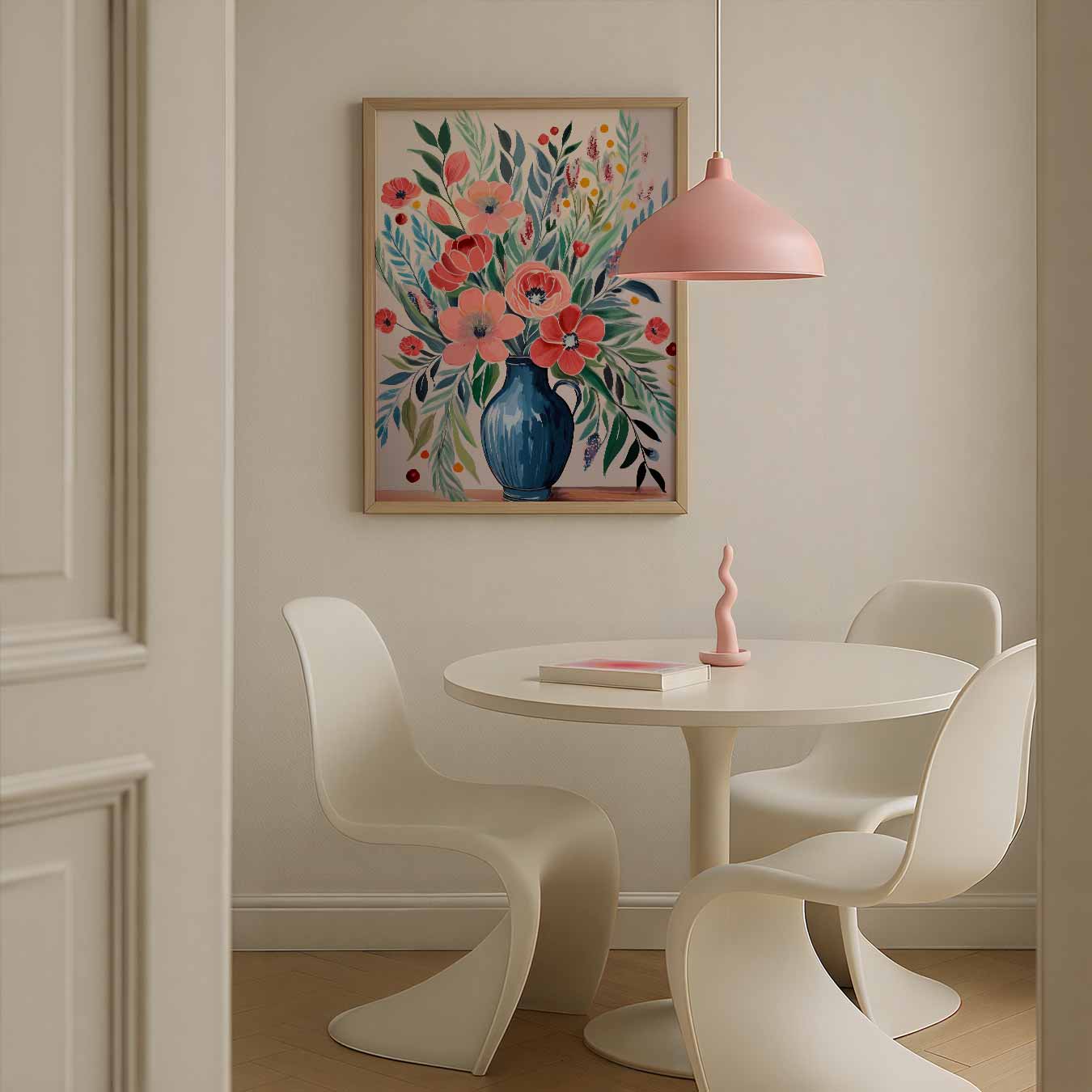 Bloeiende Elegantie Poster-WallArtistic