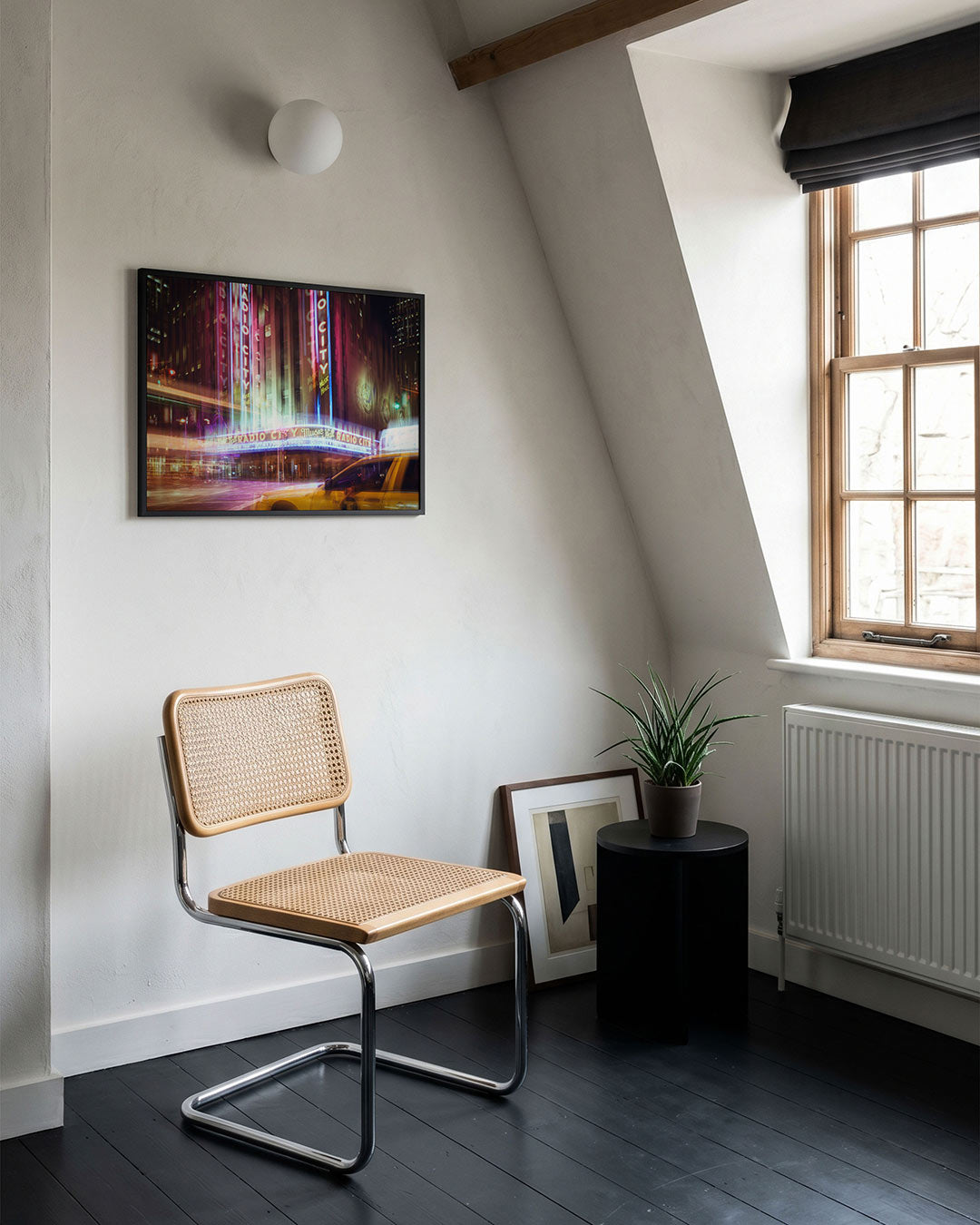 Stedelijke nachtlichten Poster