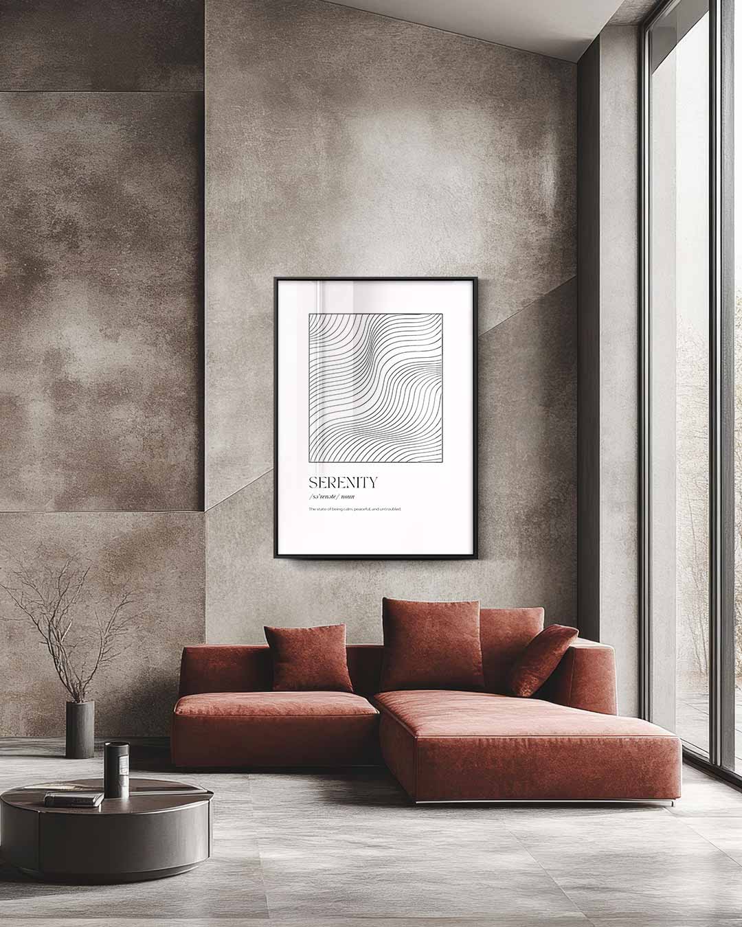 Golven van Sereniteit Kunstwerk-canvas-dibond-plexiglas-wanddecoratie-WallArtistic