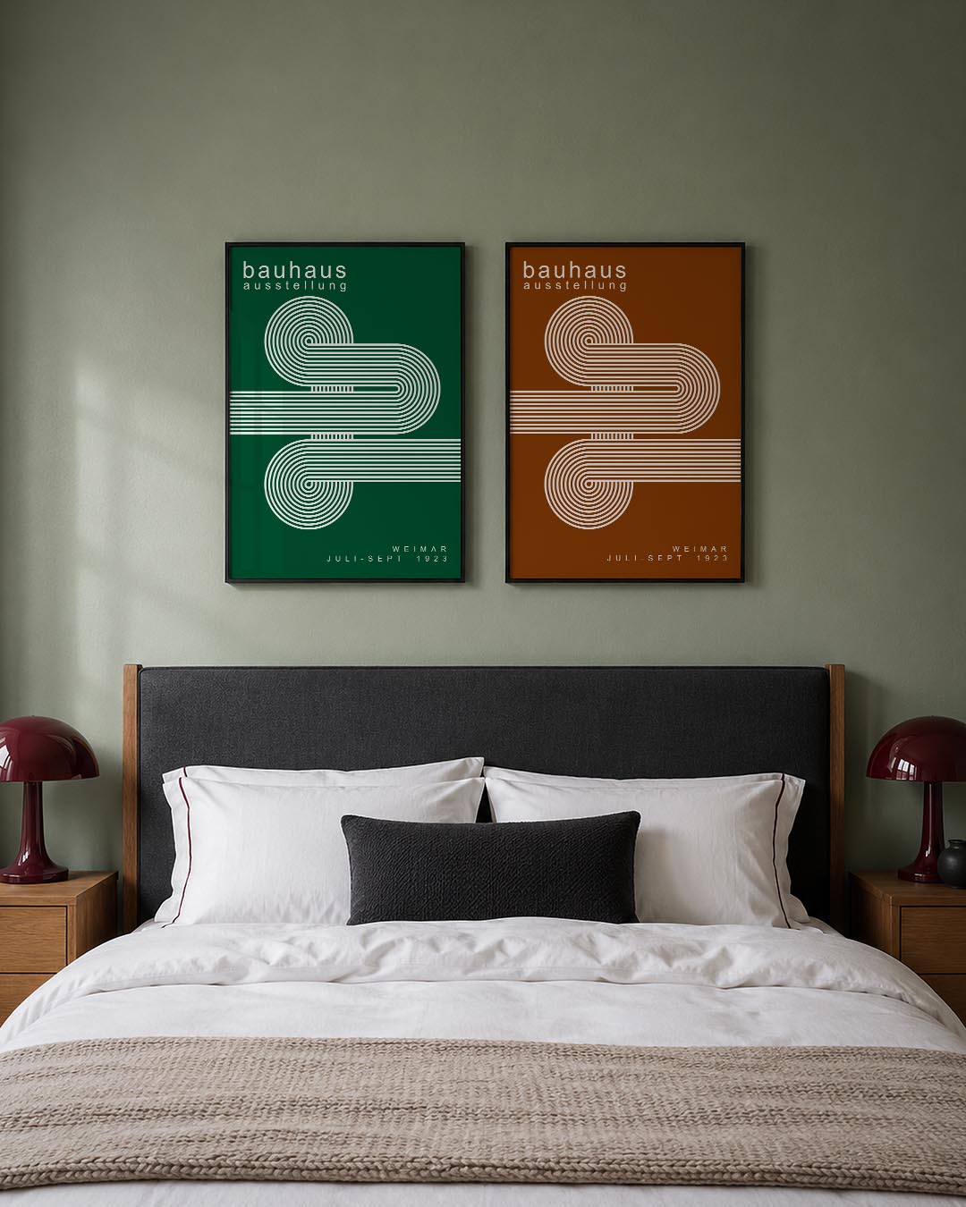 Lijnen en cirkelpatronen Posterset