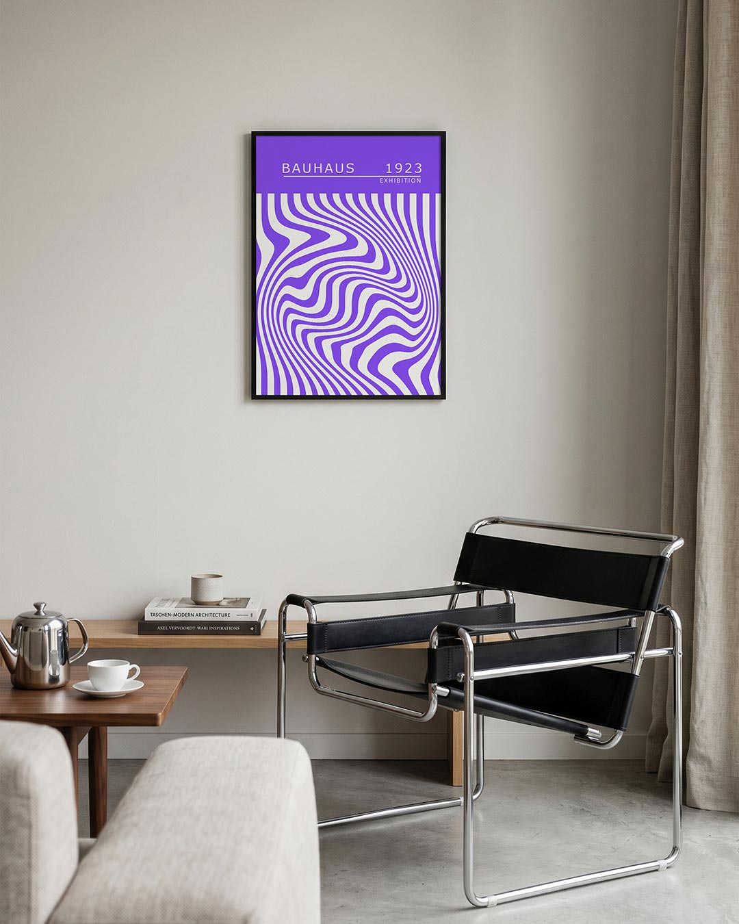 Golvend lijnenspel Poster