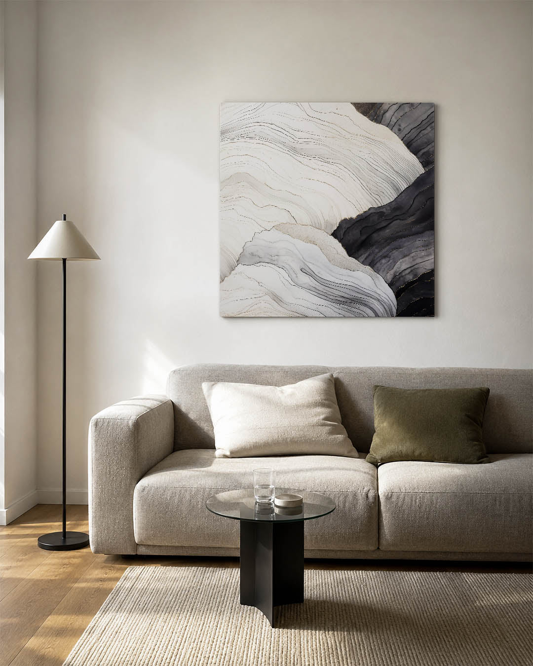 Organische lijnen Kunstwerk