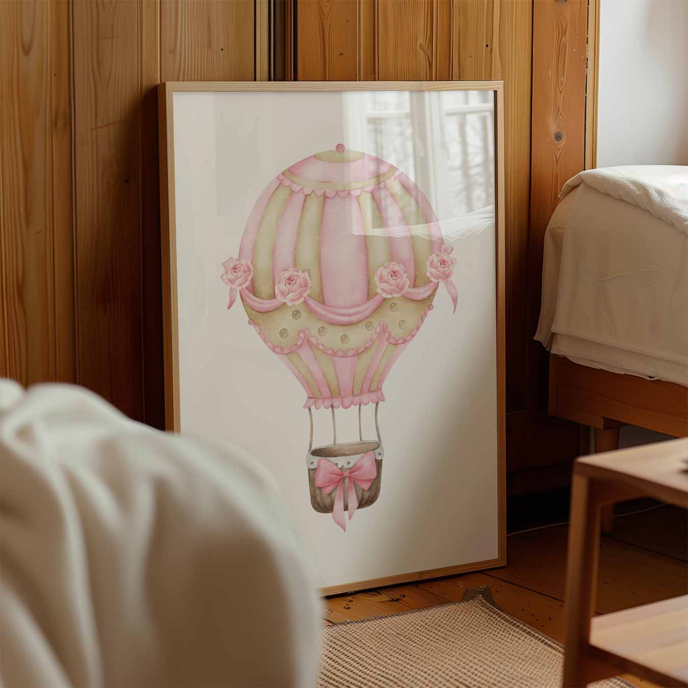 Romantische Luchtballon Poster-WallArtistic