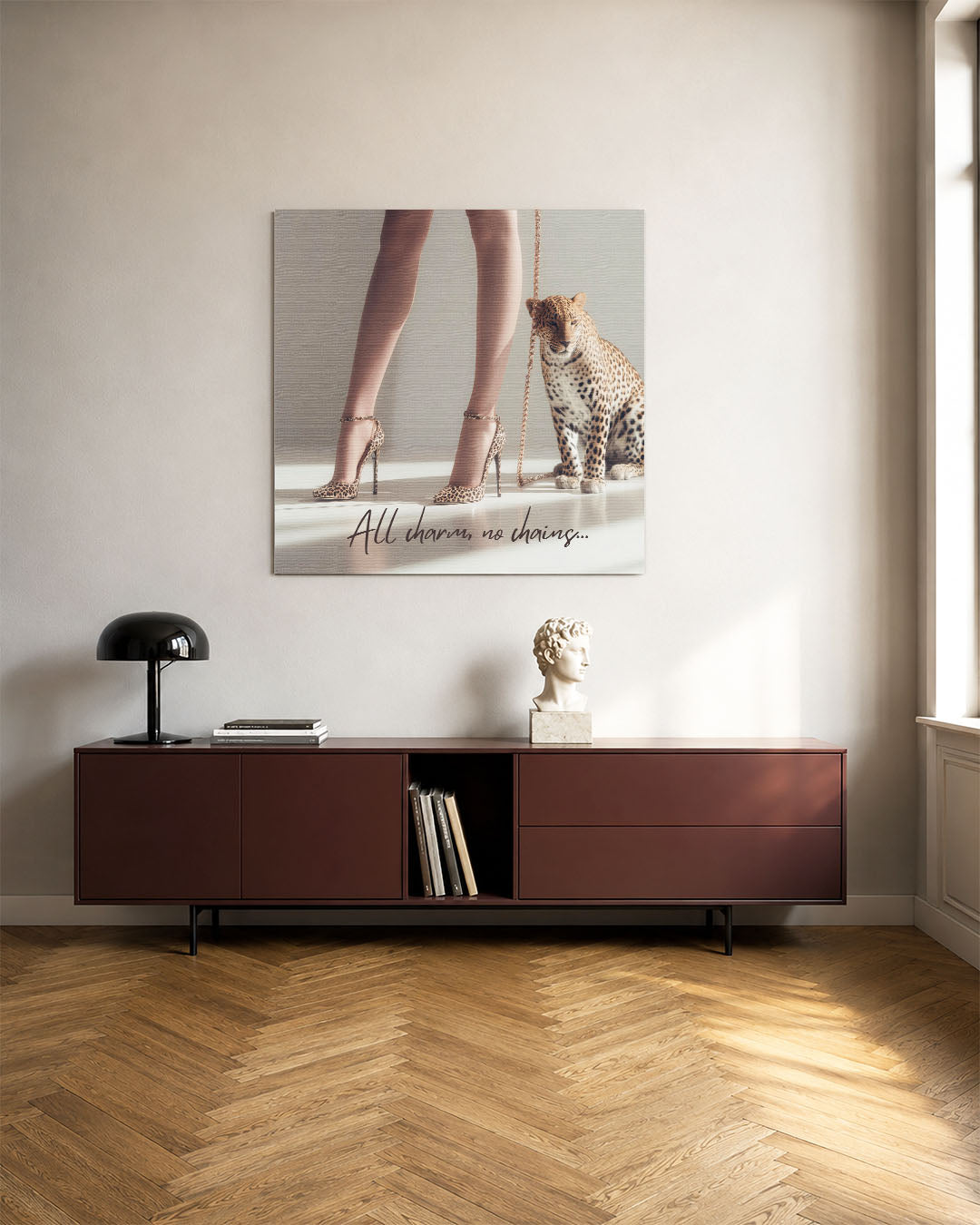 Elegante dierenprint Kunstwerk