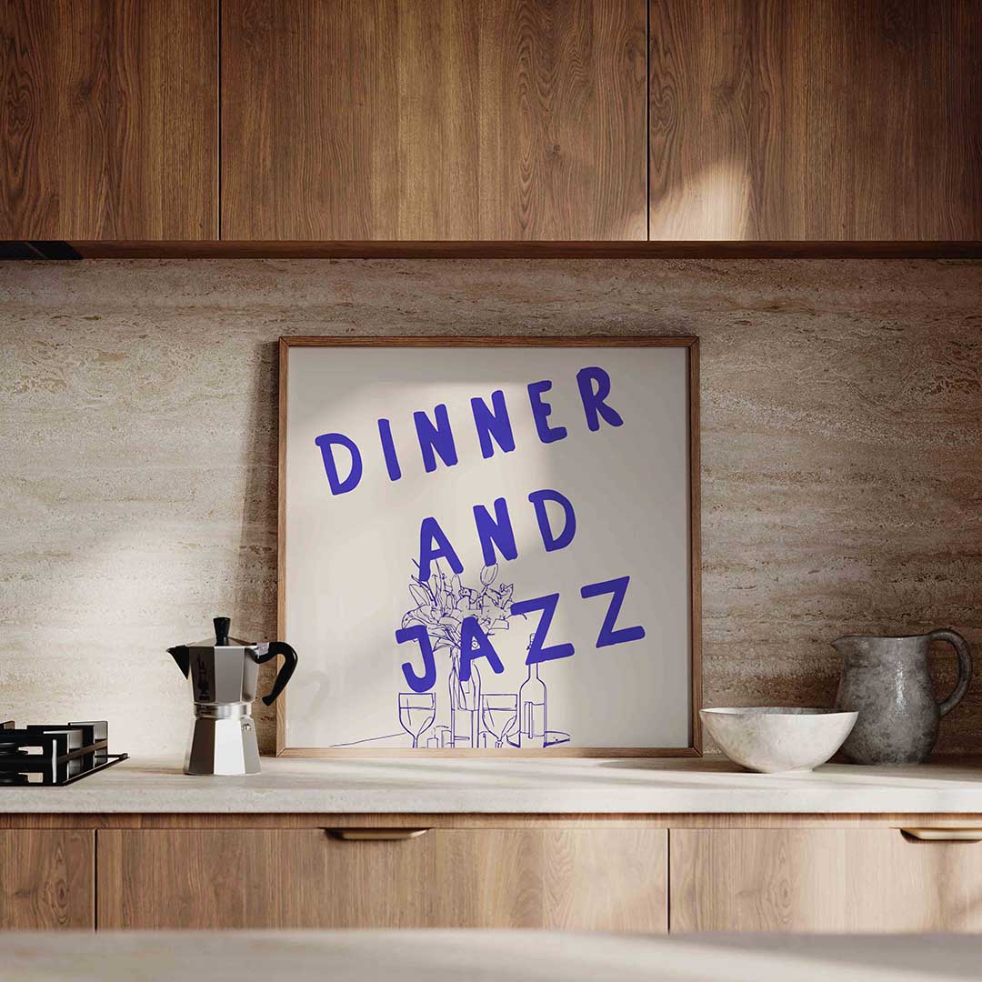 Dinner and jazz Poster