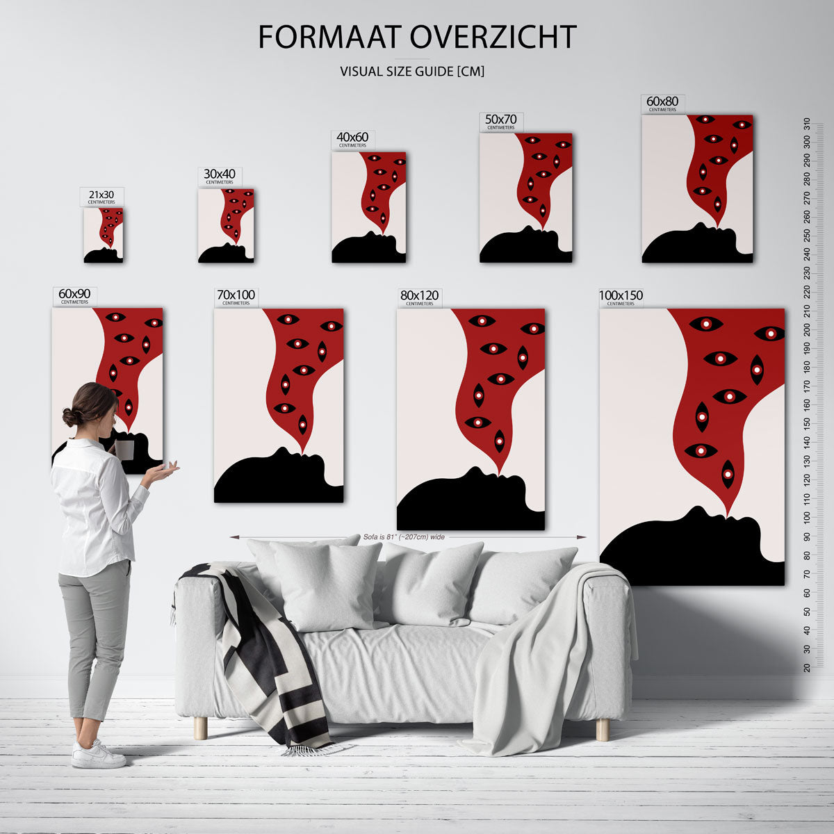 Vormen en vlucht Poster