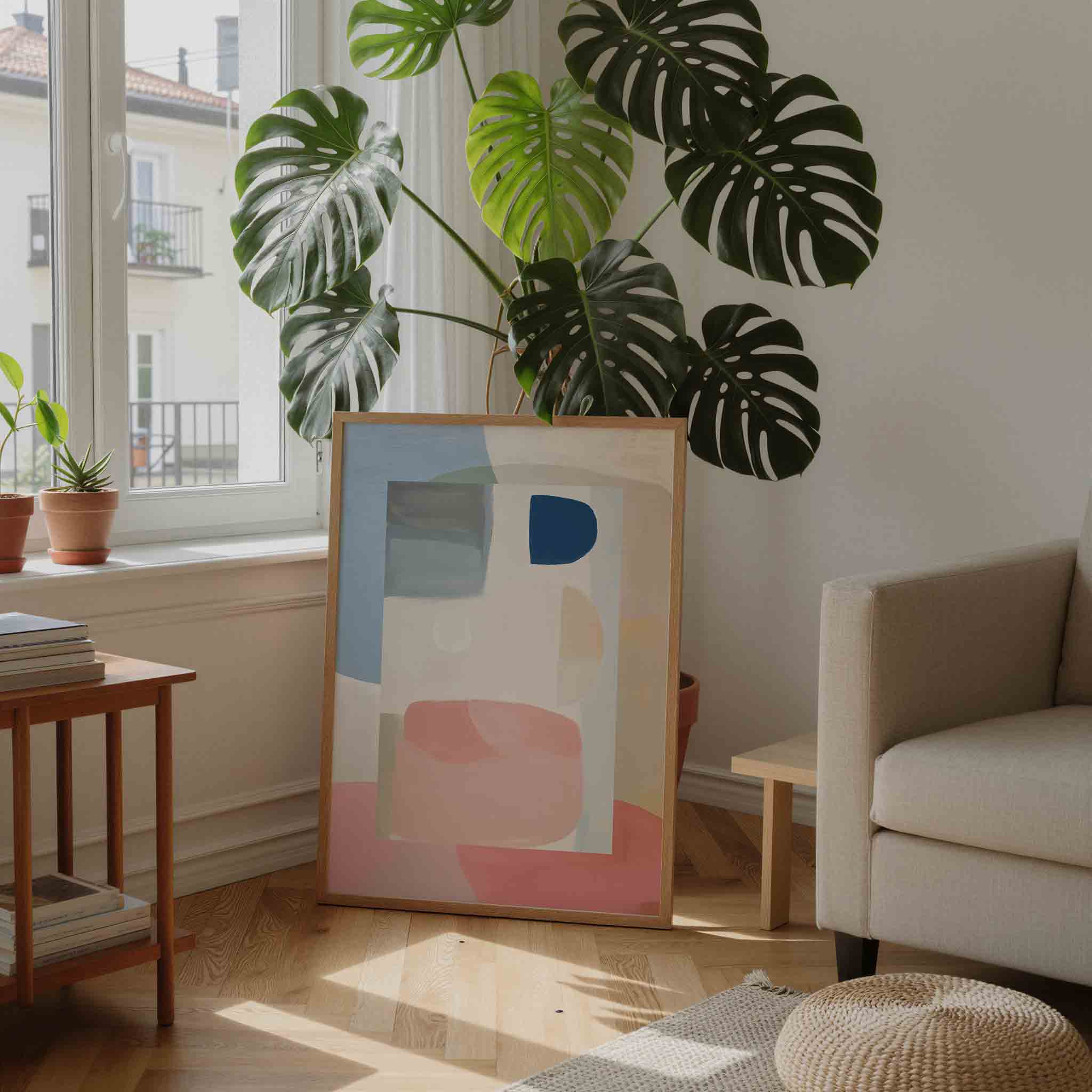 Abstracte vormen Poster