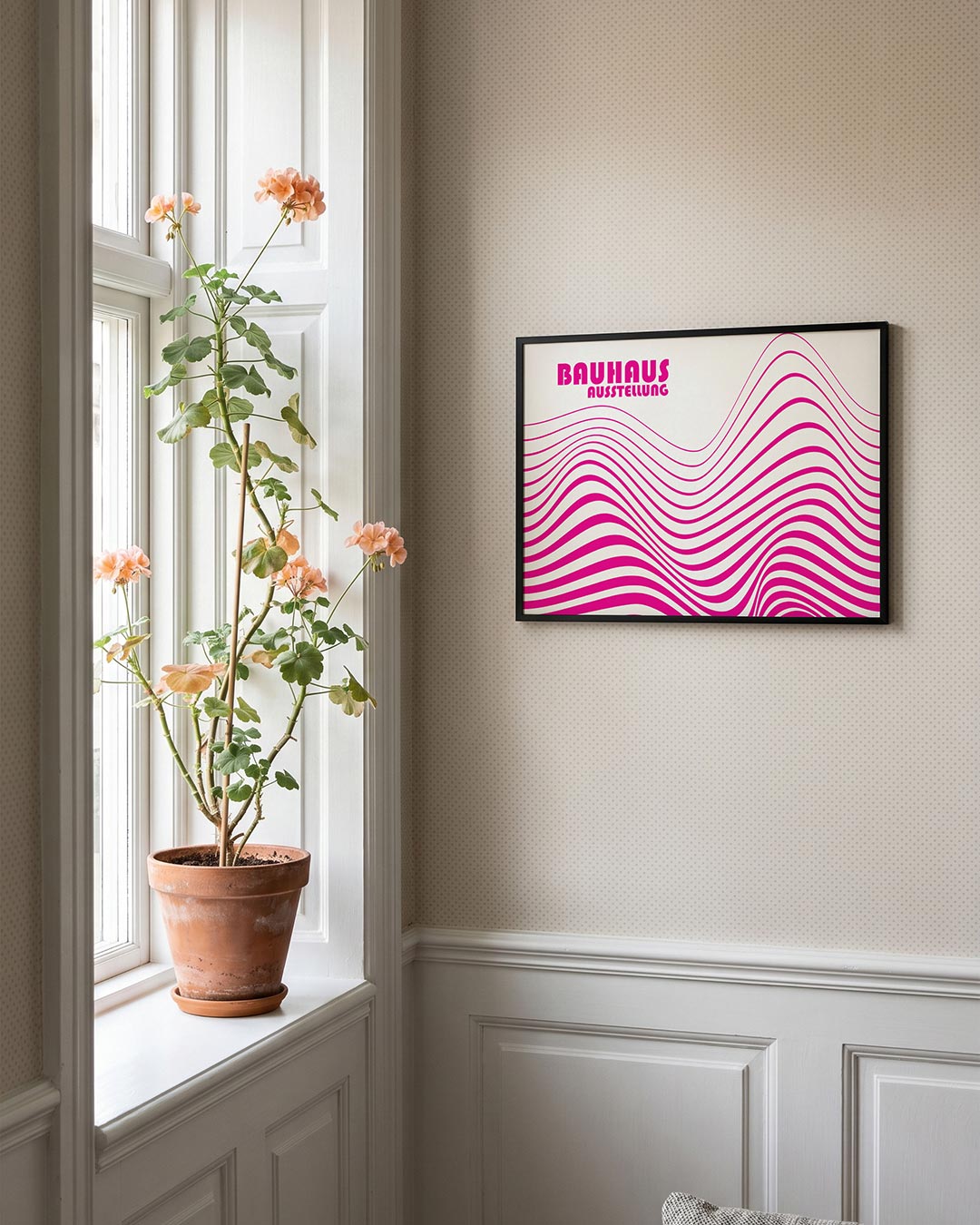 Golvend lijnenspel Poster