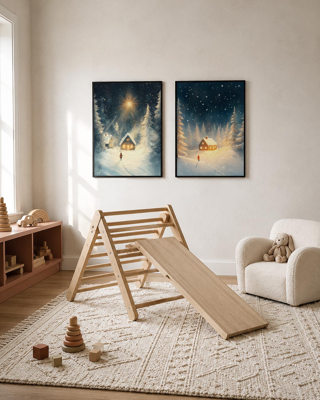 Winterse sterrenhemel Posterset