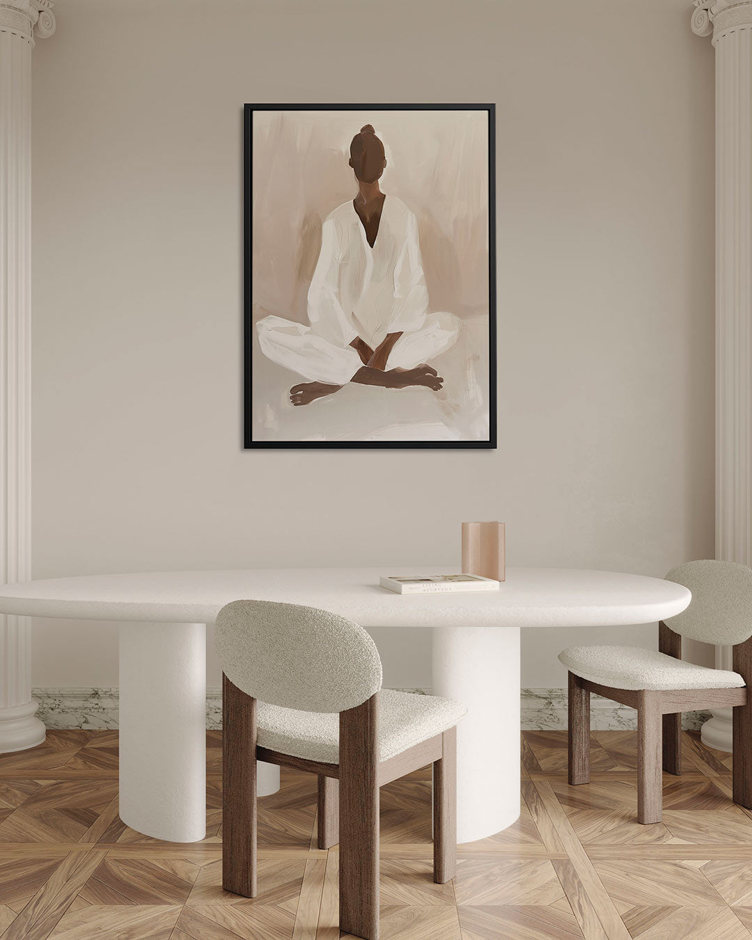 Zittende vrouw Kunstwerk
