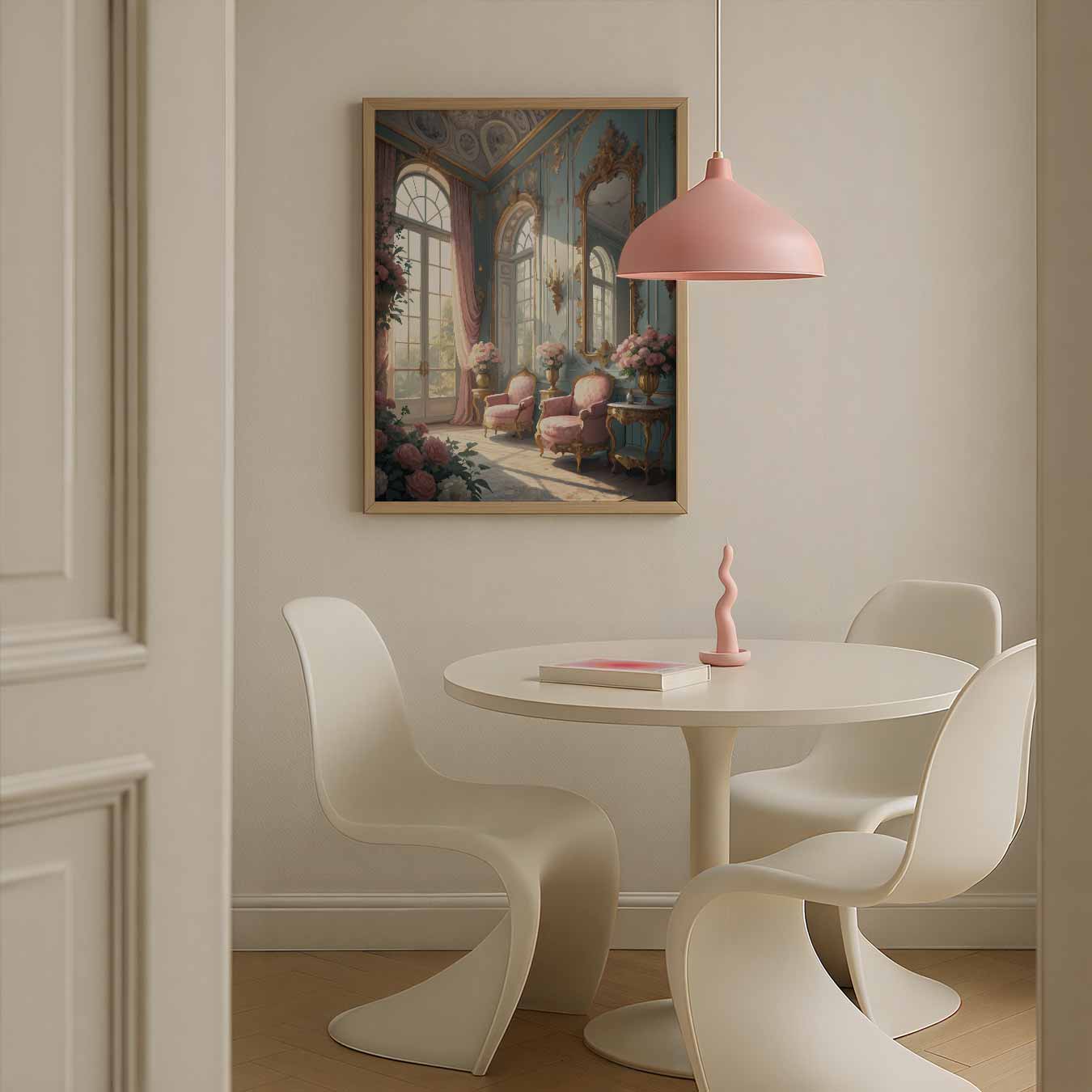 Romantische Bloemenkamer Poster-WallArtistic