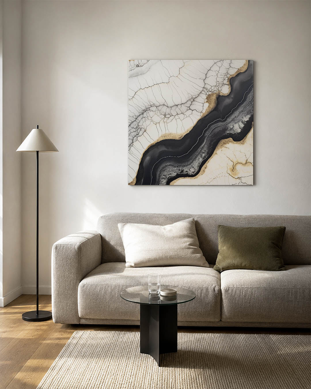 Organische lijnen Kunstwerk