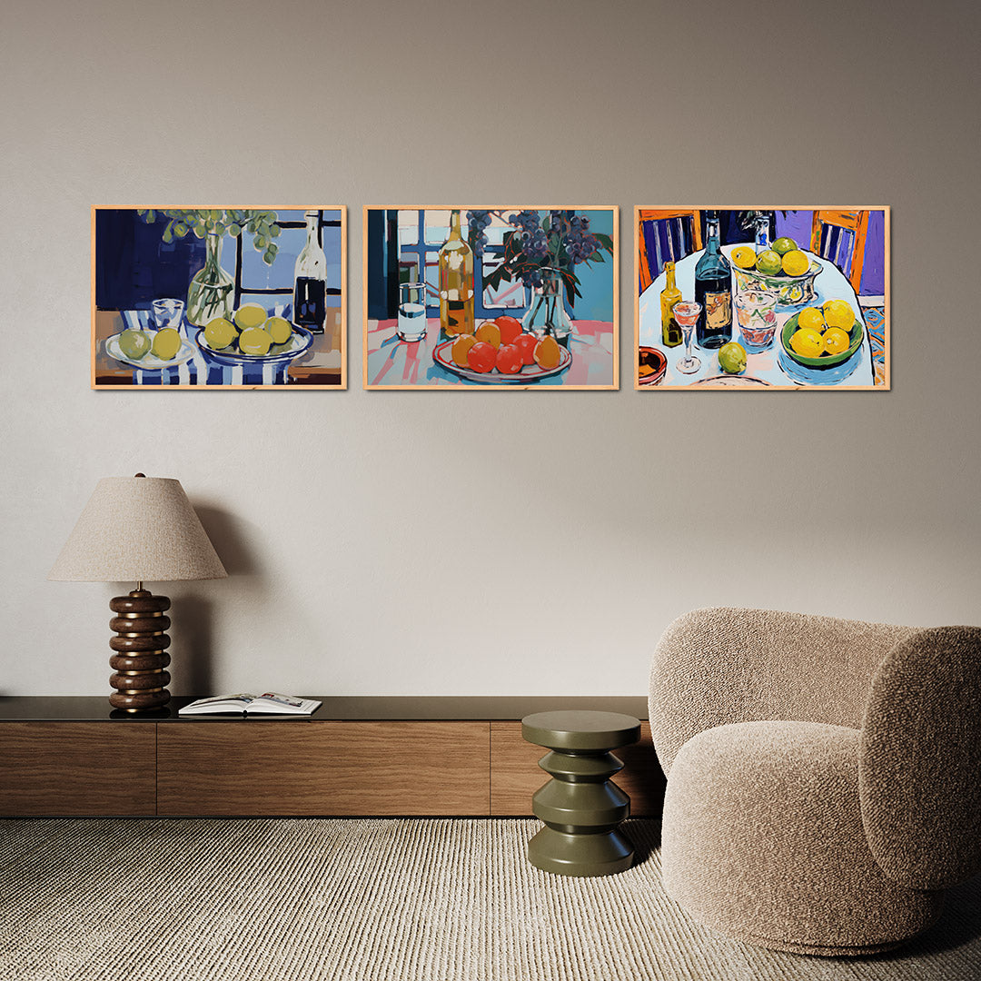 Citroen en glas Posterset