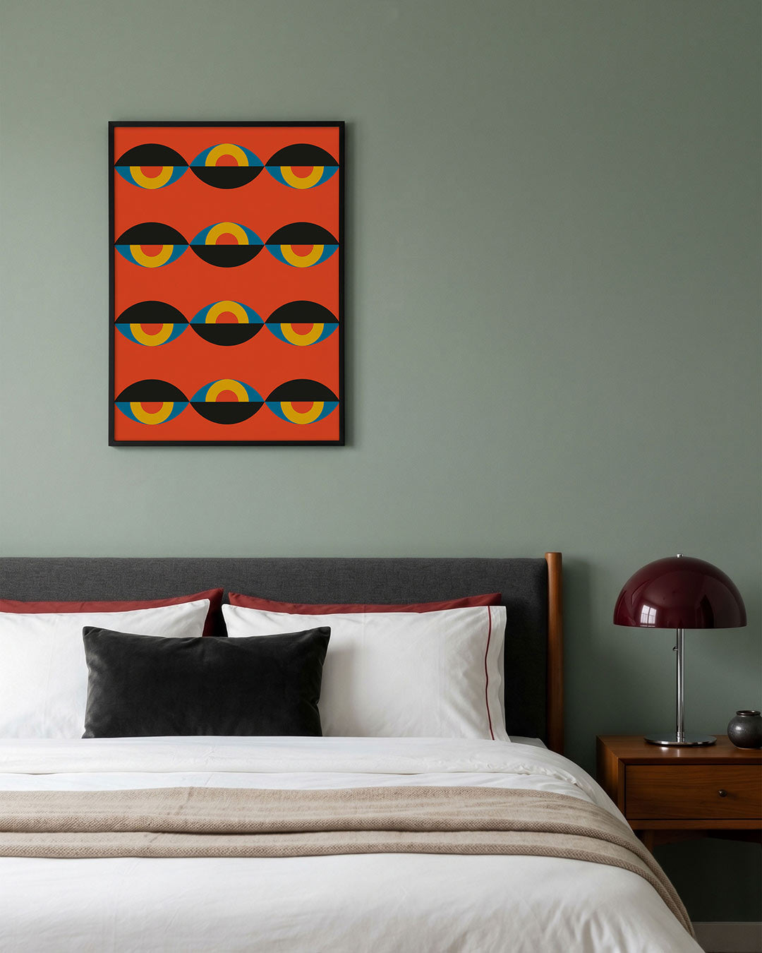 Kleurritme en vlakkenspel Poster