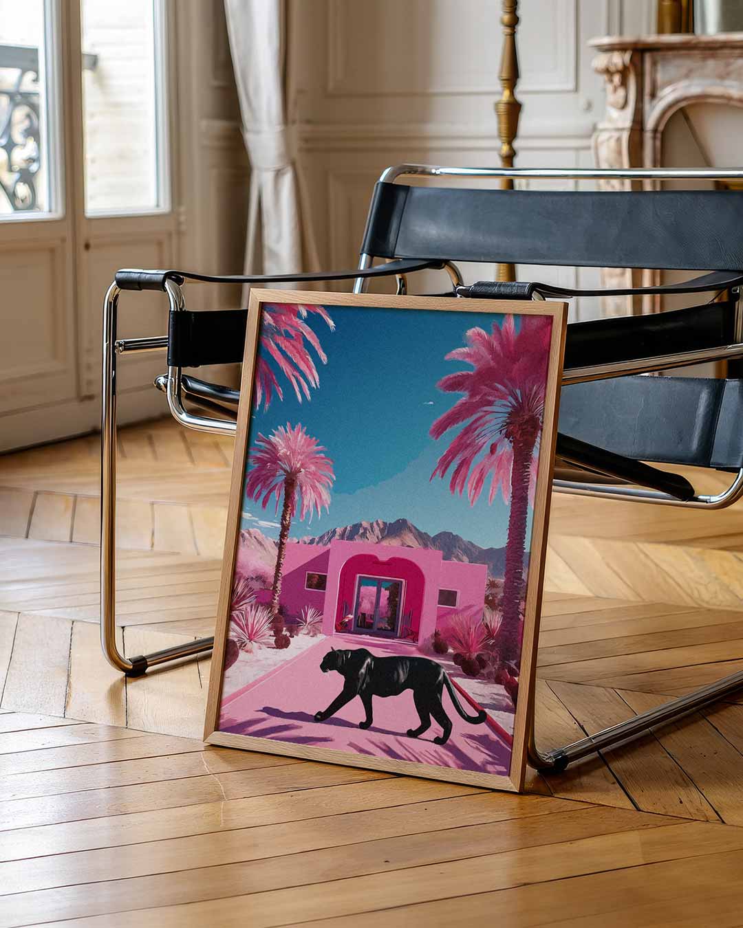 Stralende Roze Panter Poster-WallArtistic