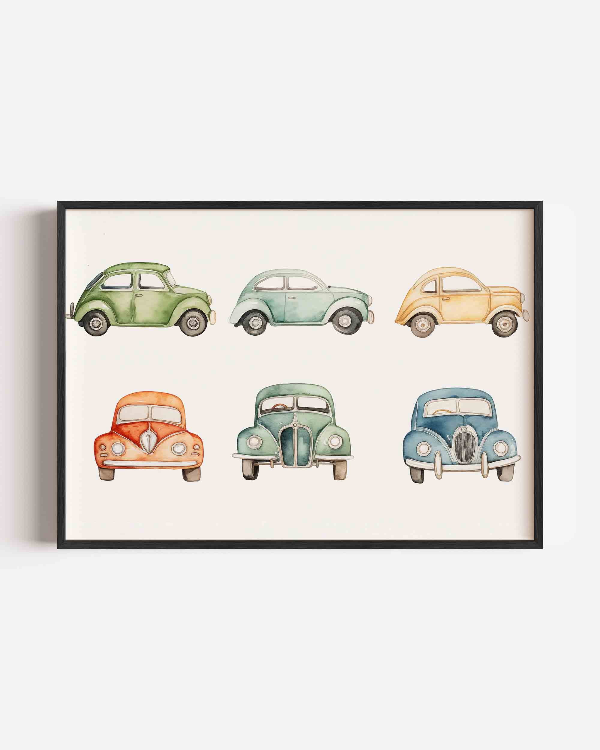 Klassieke auto's Poster