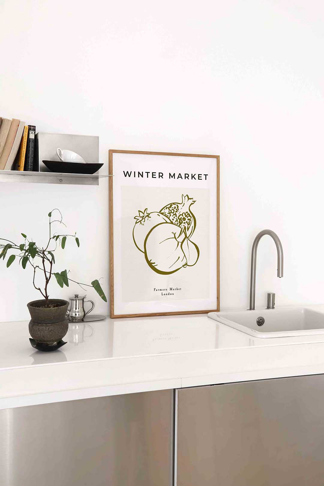 Winter market Poster