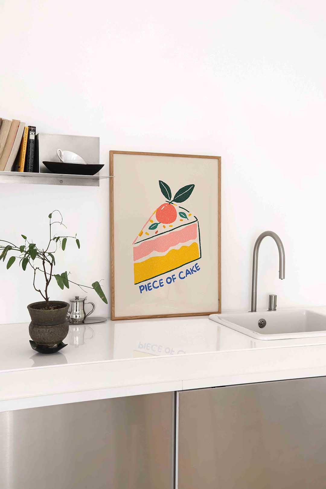 Stuk taart Poster