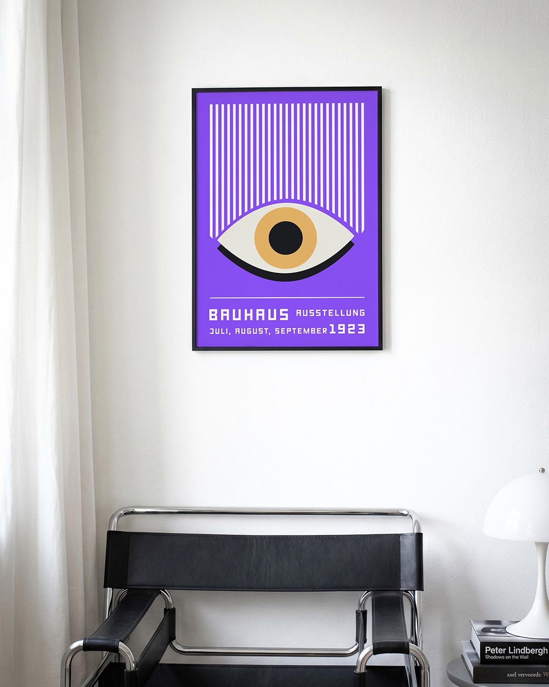 Oog en lijnen Poster