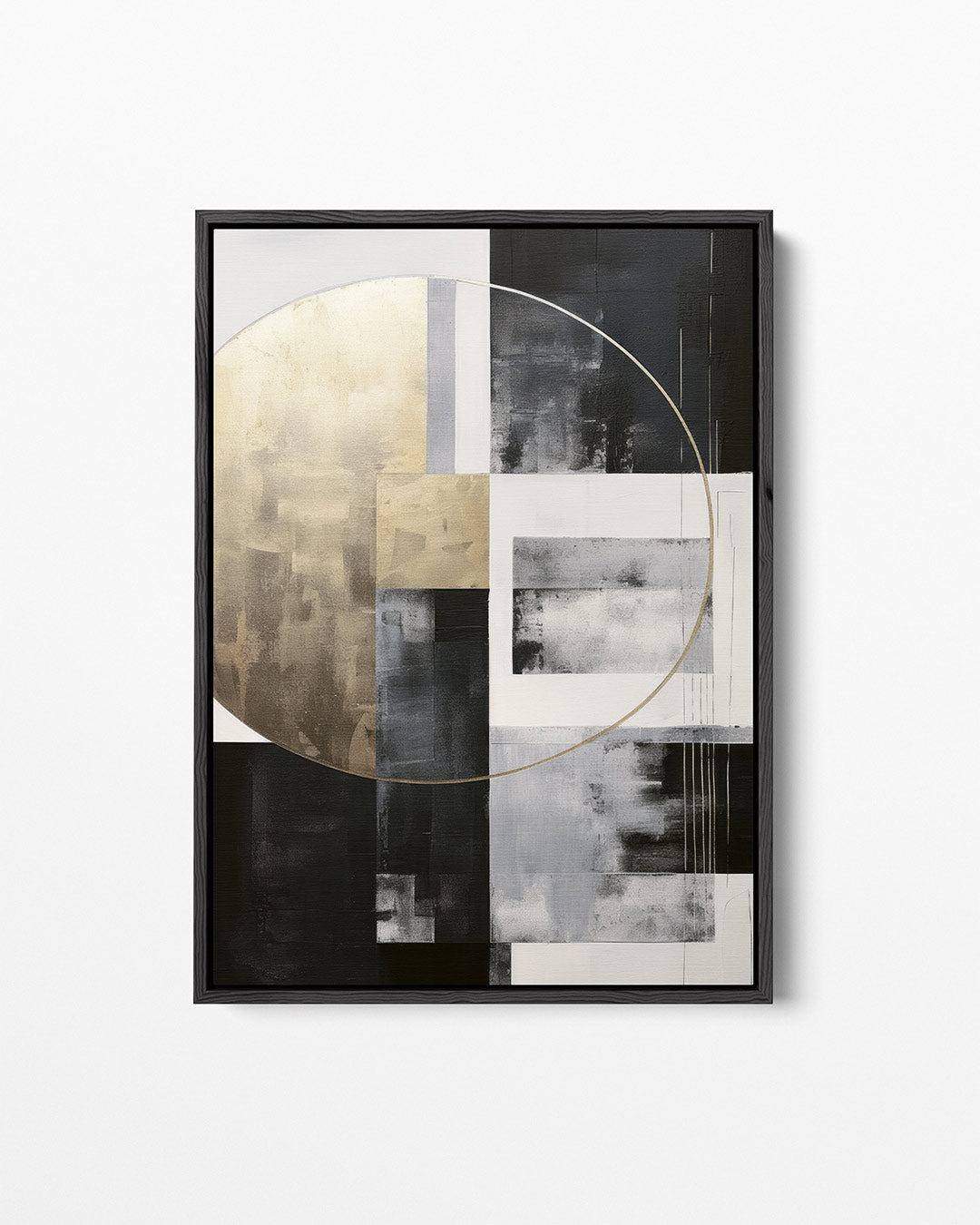 Geometrische compositie cirkel Kunstwerk