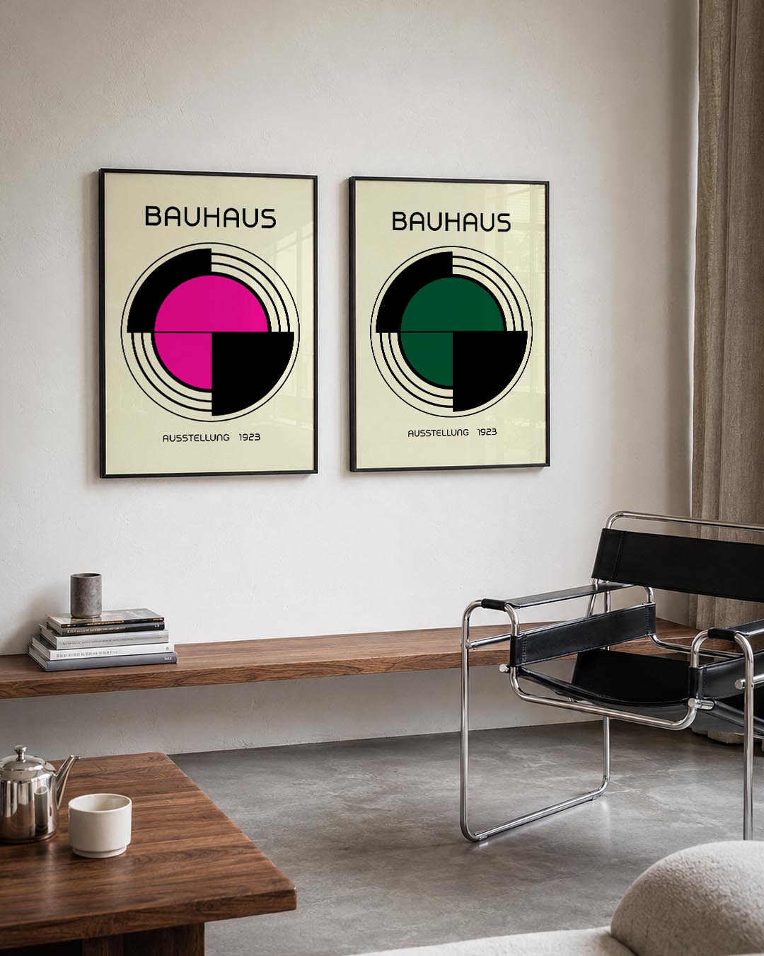 Cirkel en lijnen Posterset