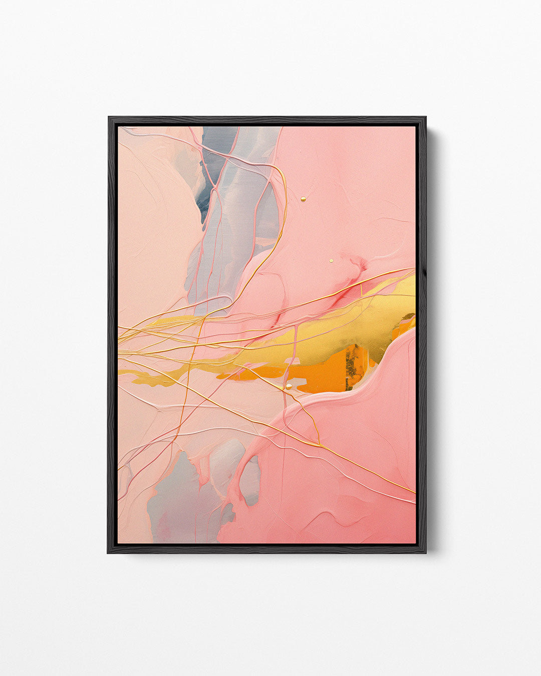 Vloeiende kleurencompositie Kunstwerk