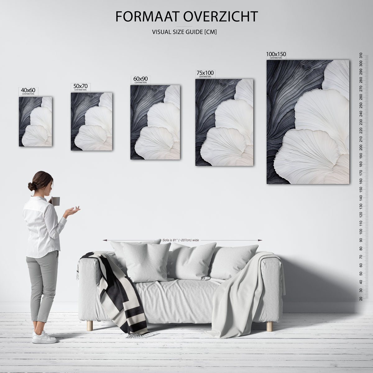 Organische lijnen Kunstwerk