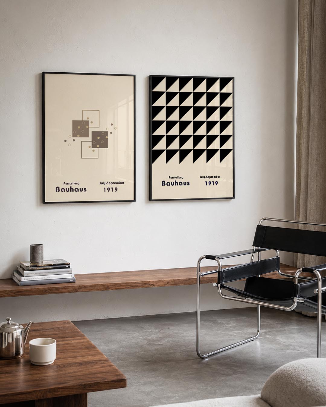 Vorm en kleurenspel Posterset