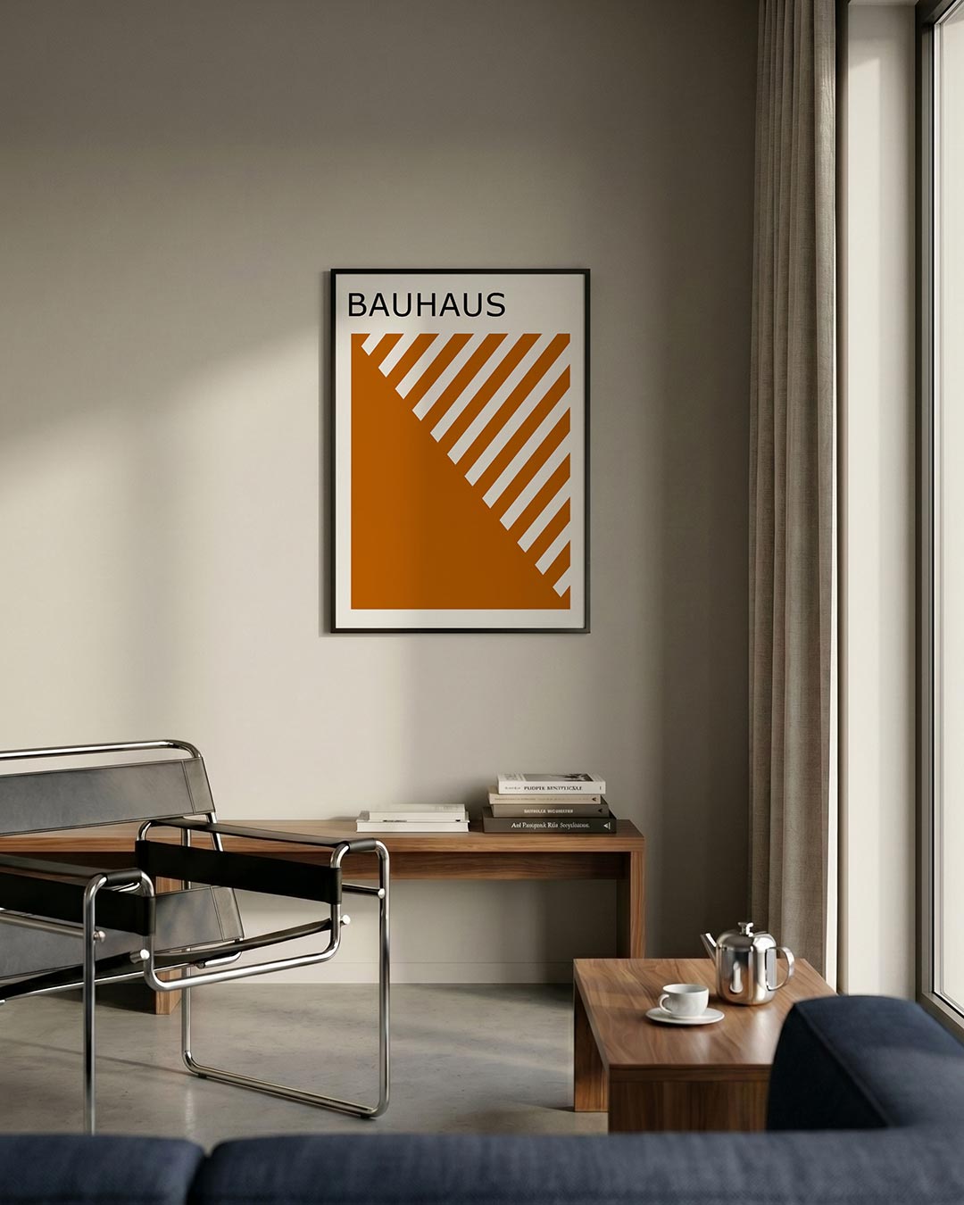 Lijnenspel en vlakverdeling Poster