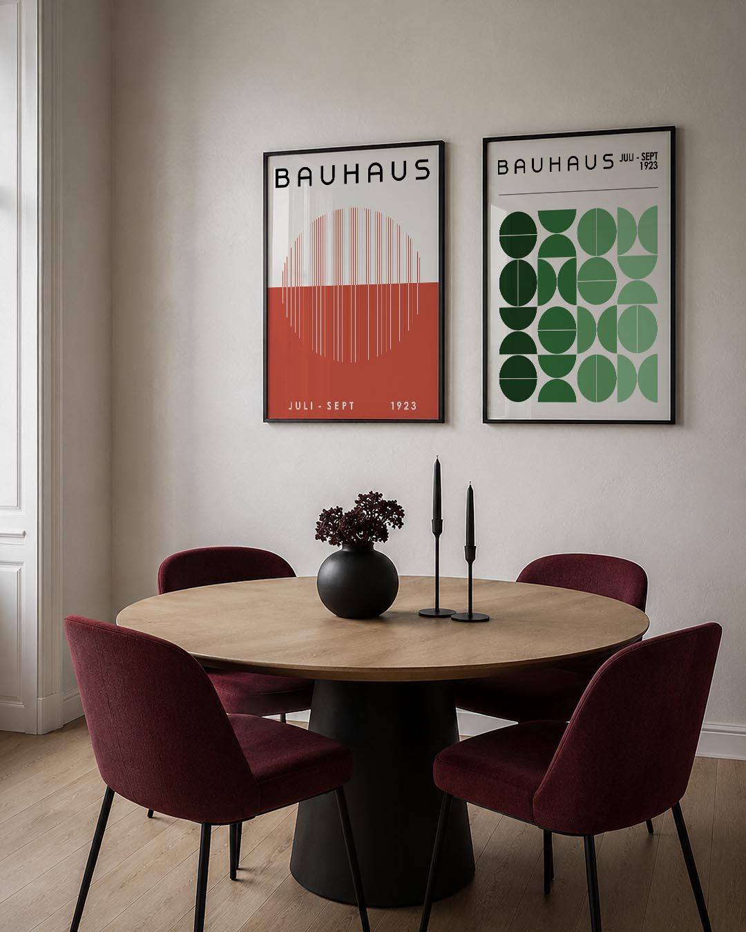 Lijnen en kleurvlakken Posterset