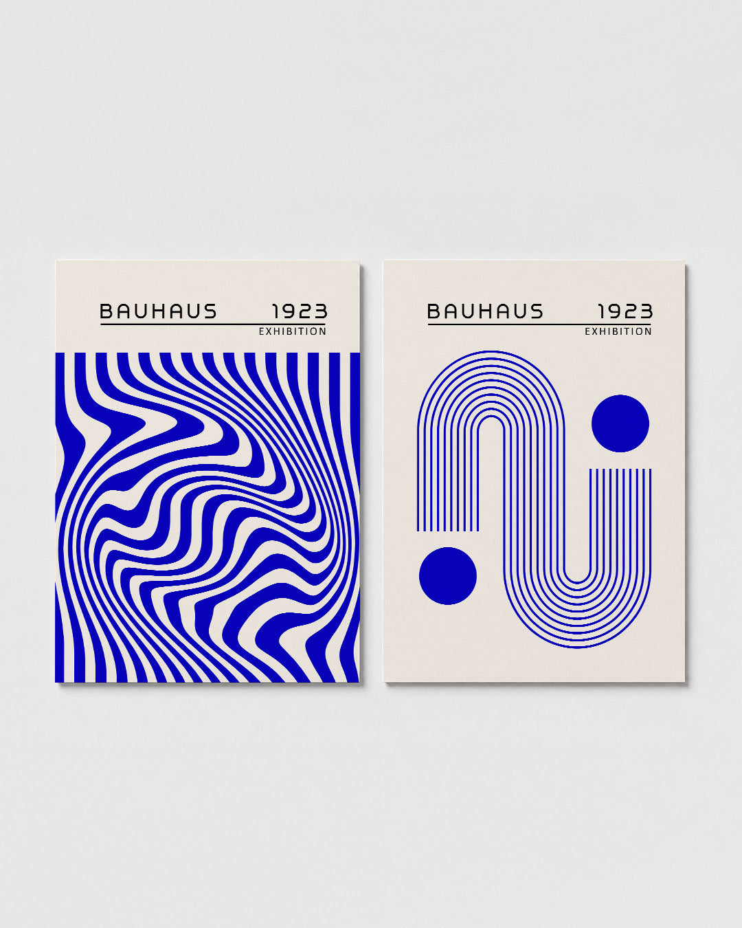 Golvend lijnenspel Posterset