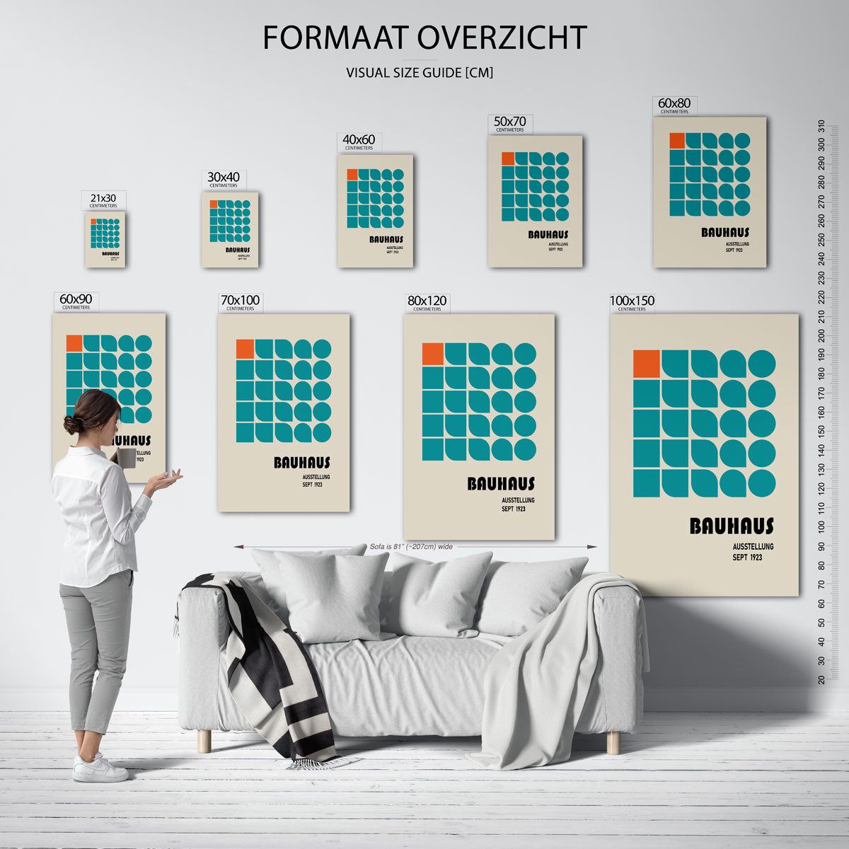 Vorm en kleur Poster
