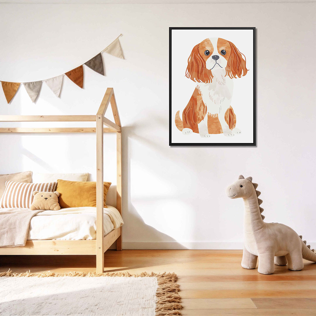 Hond illustratie Kunstwerk