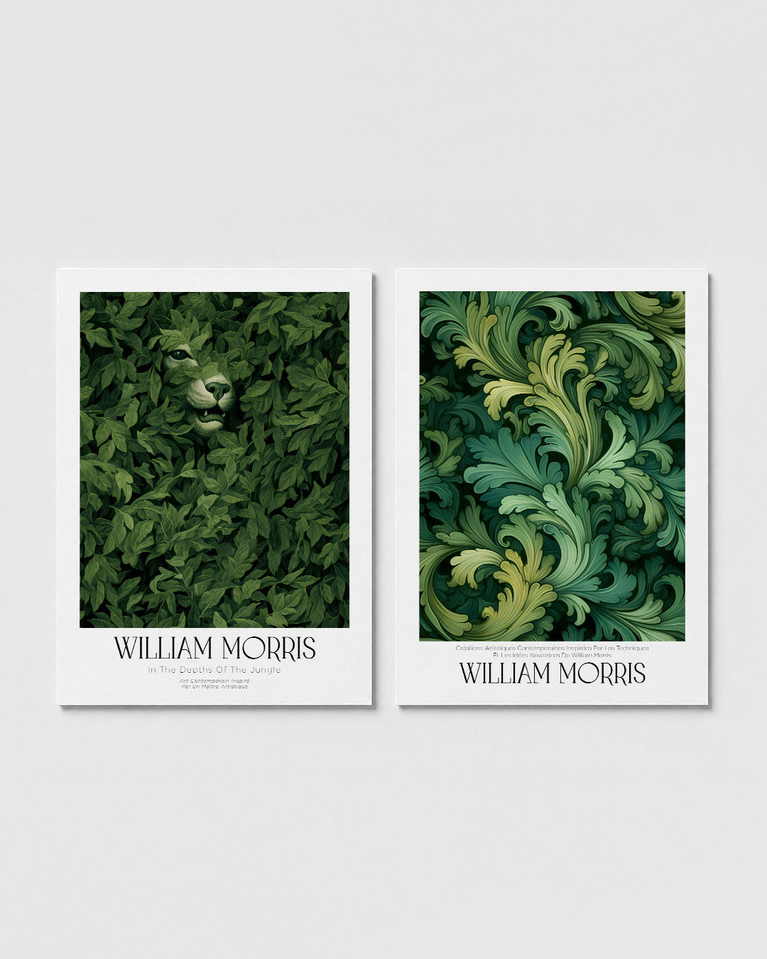 Groene bladeren mysterie Posterset