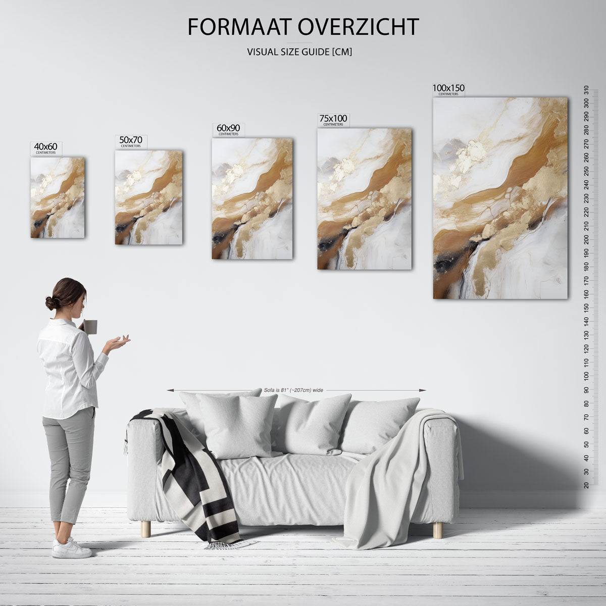 Organische vormen Kunstwerk