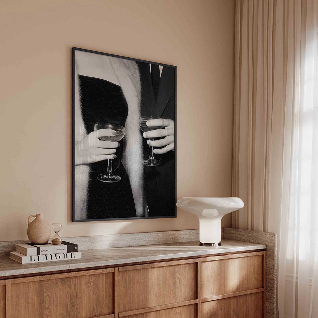 Stijlvolle toast Poster