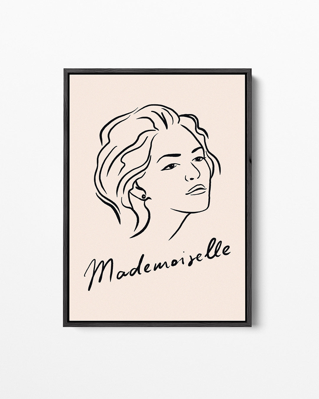 Elegante lijntekening Kunstwerk