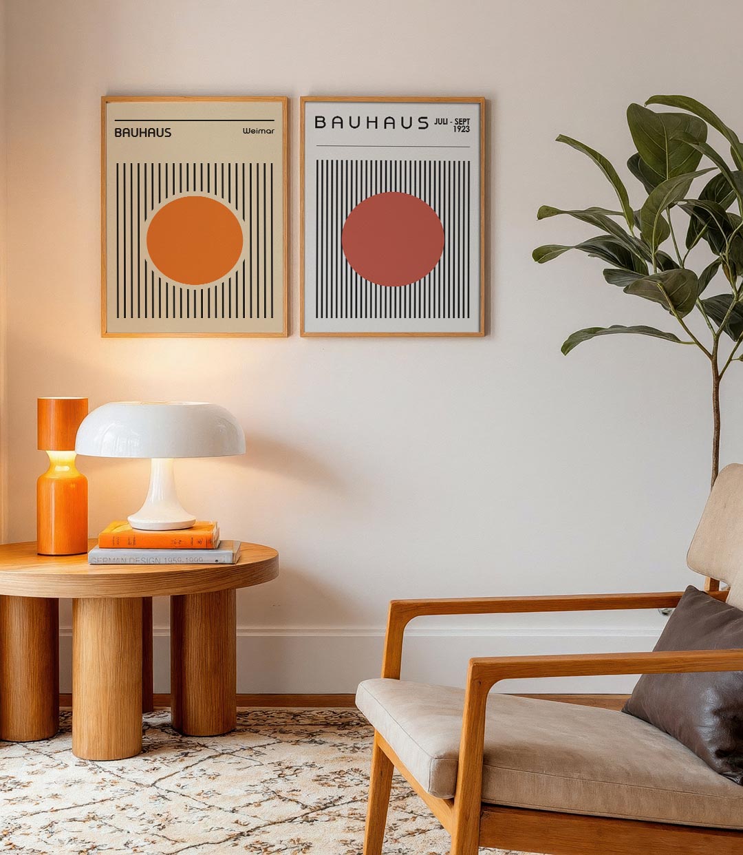 Cirkel en lijnen Posterset