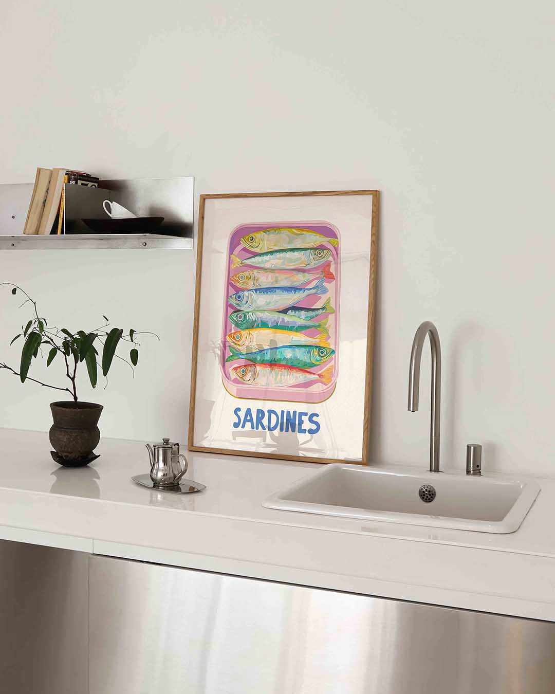 Sardines in blik Poster