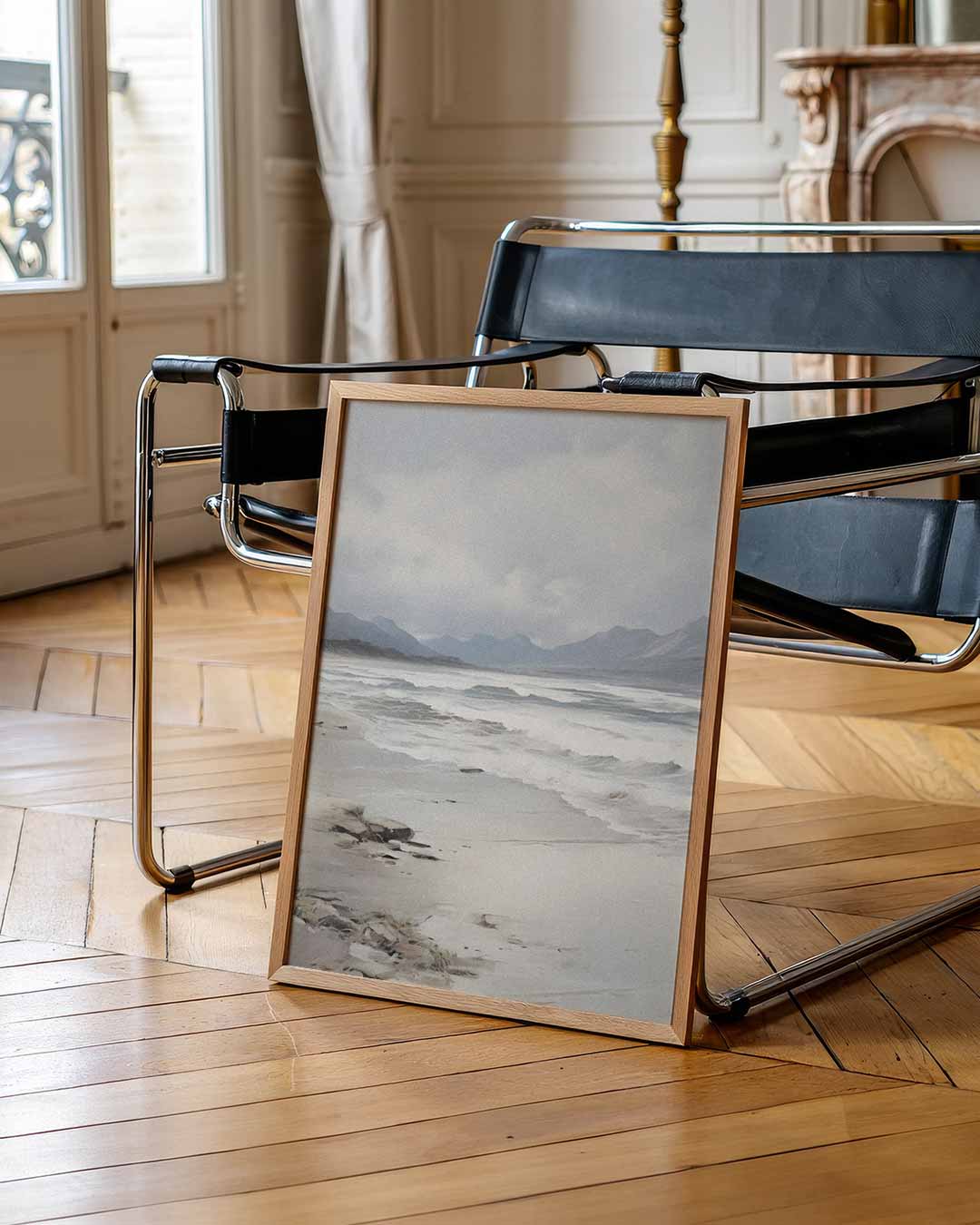 Rustige Strandtafereel Poster-WallArtistic