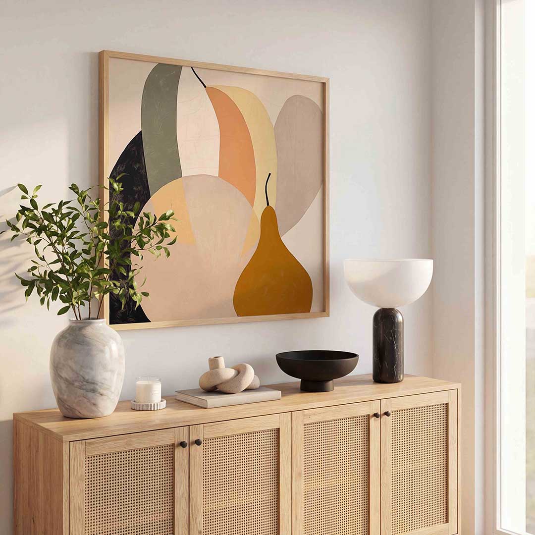 Abstracte vormen Poster