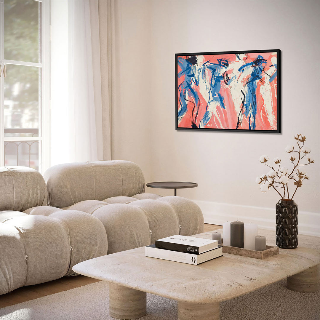 Dynamische figuren Kunstwerk